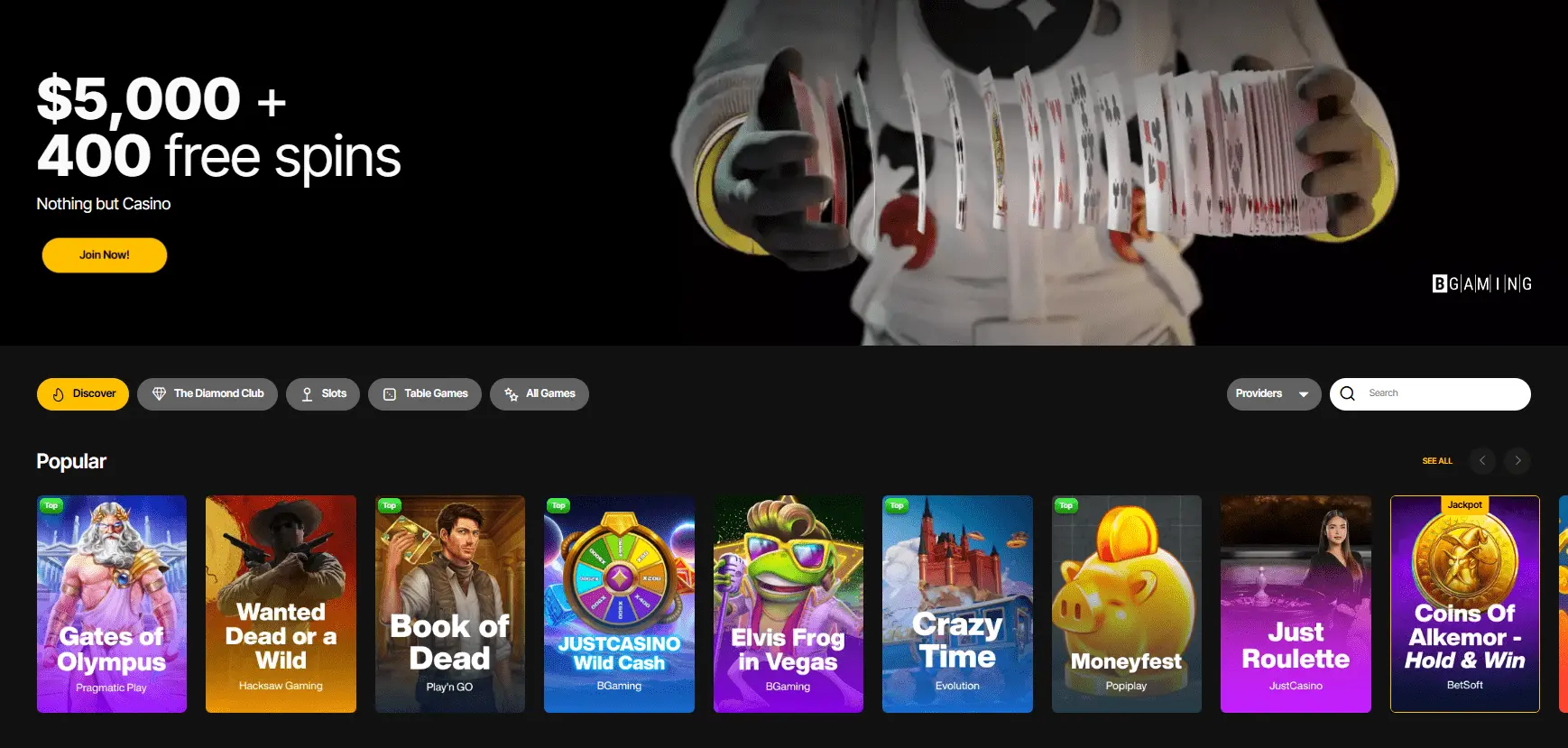 top 2 casino JustCasino
