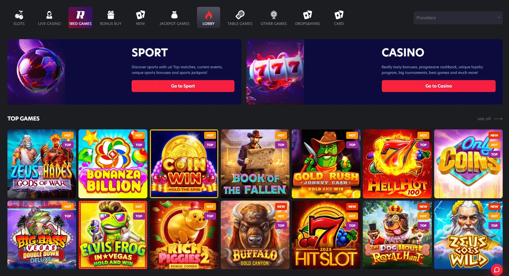 1red Online Casinos mit deutscher Lizenz