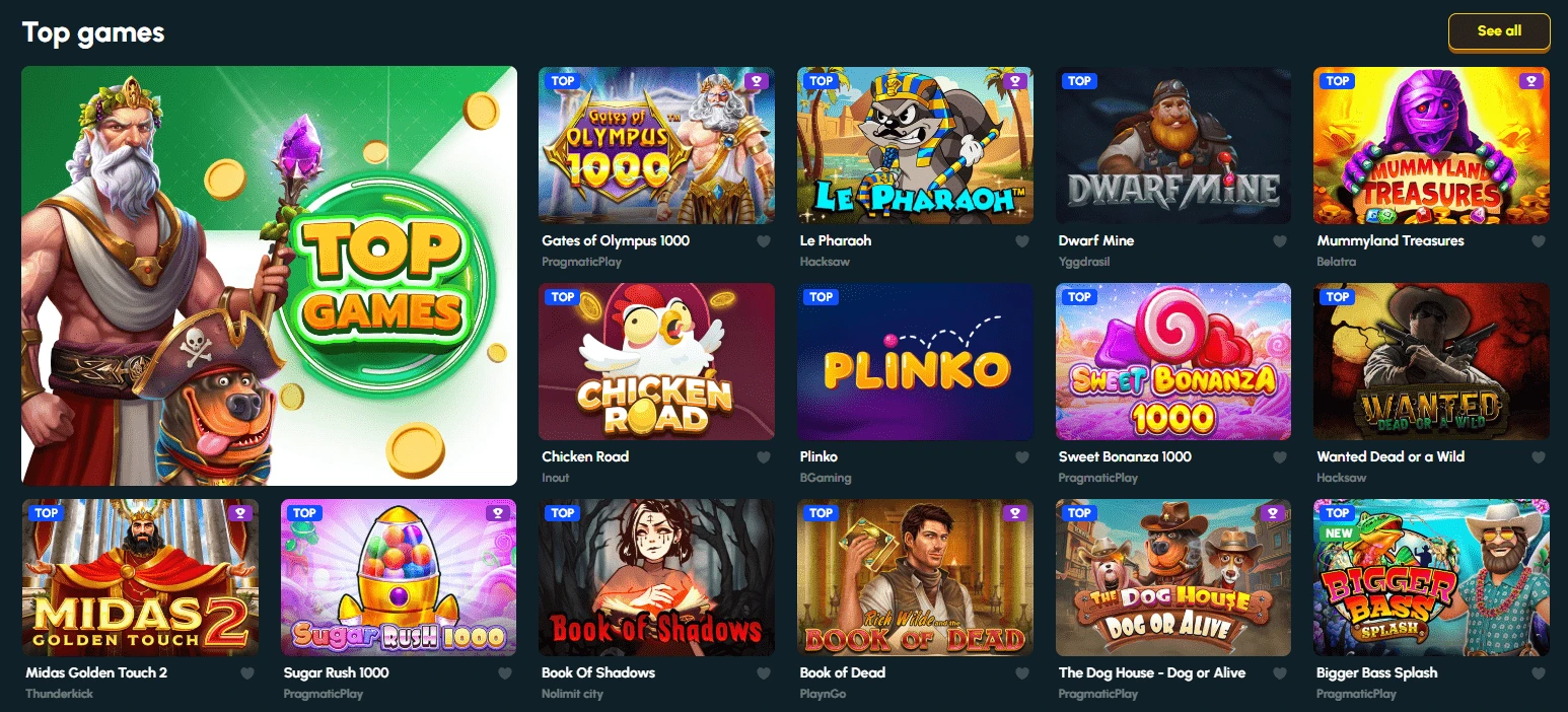 best games for no deposit bonuses