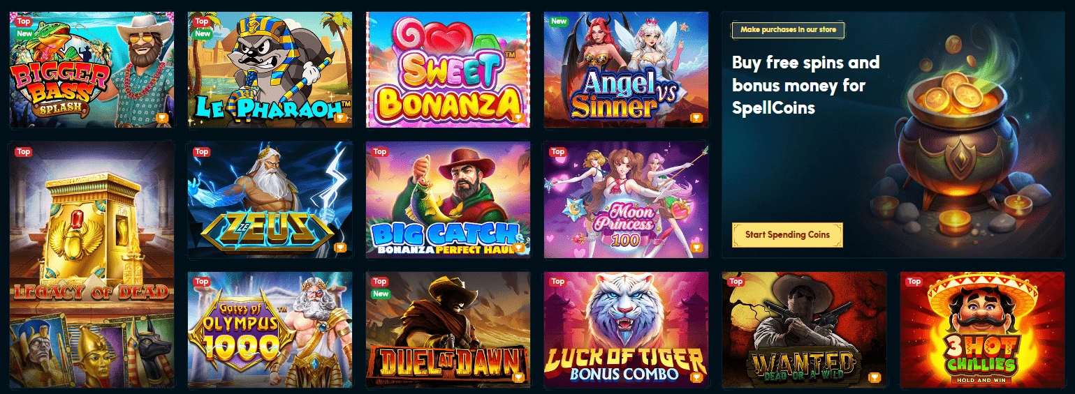 spellwin casino slots